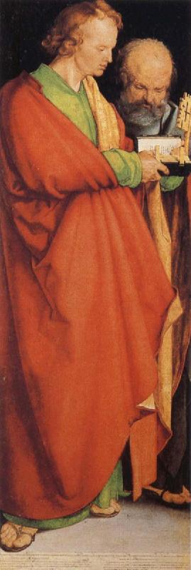 Albrecht Durer Two Apostles oil painting image